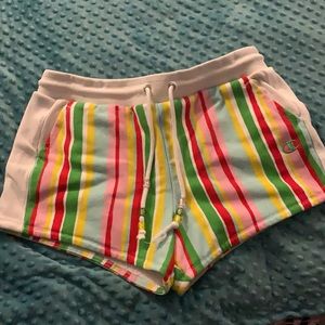 Champion X Susan Alexandra Rainbow Stripe Shorts